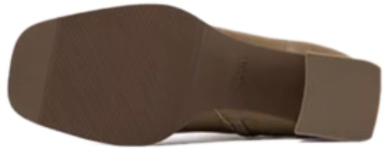 (W) Bota de Cuero Aokang 'Minimalista de Moda Amarillo Jengibre' 1234911002 Shop (W) Bota de Cuero Aokang 'Minimalista de Moda Amarillo Jengibre' 1234911002