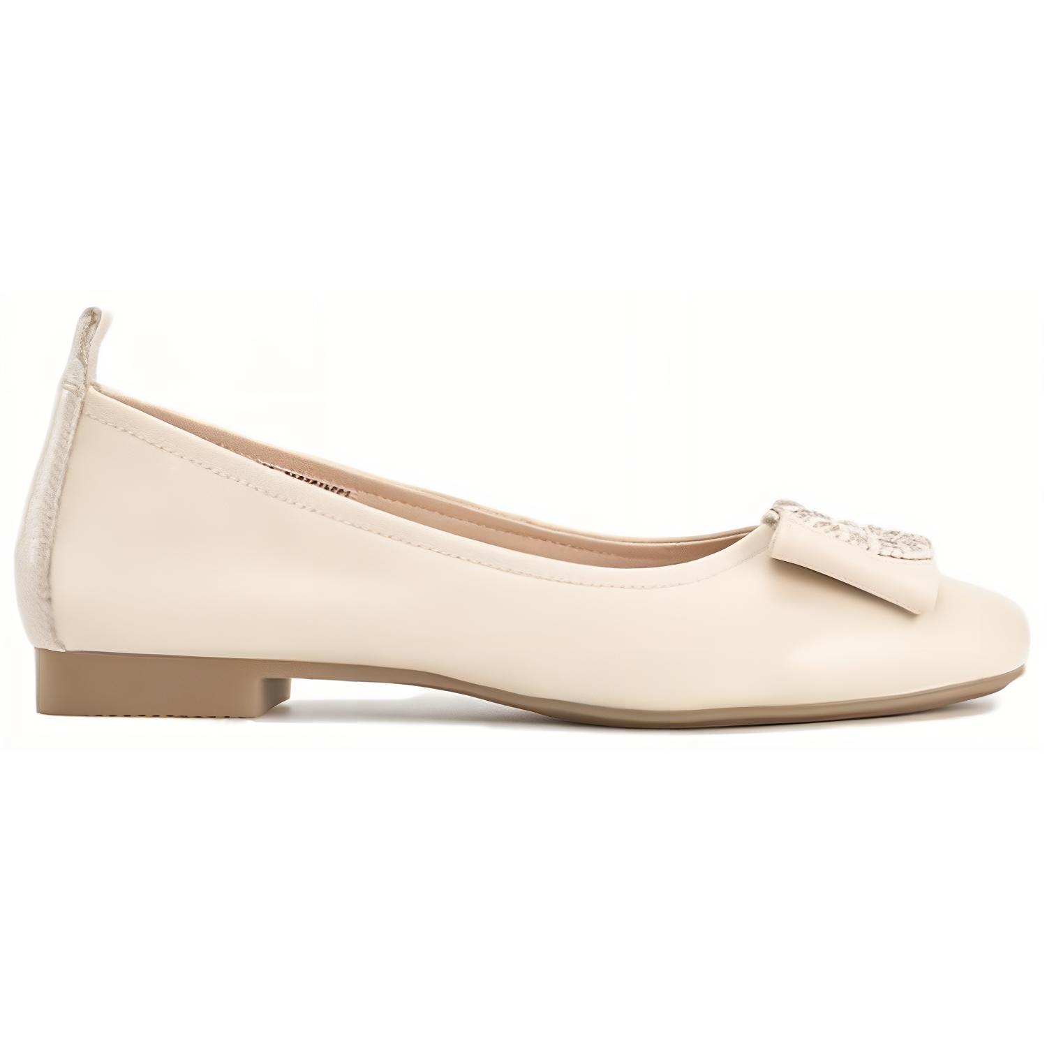 (W) Aokang Leather Casual Flats 'Versatile Elegant Trend' 圖 2