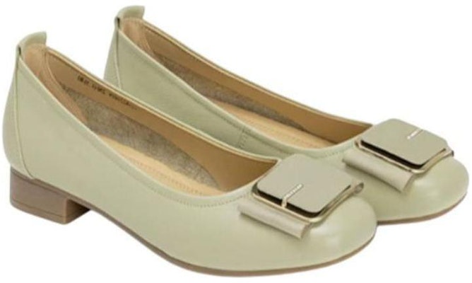 (W) Aokang Sepatu Loafer Kulit Kasual 'Green Comfort' 1234221019 Shop (W) Aokang Sepatu Loafer Kulit Kasual 'Green Comfort' 1234221019