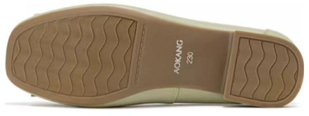 (W) Aokang Sepatu Loafer Kulit Kasual 'Green Comfort' 1234221019 Purchase (W) Aokang Sepatu Loafer Kulit Kasual 'Green Comfort' 1234221019
