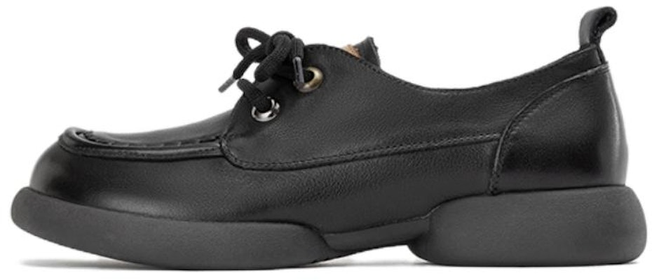 (Women) Aokang Leather Casual Shoes 'Black Comfortable Fashion' 1234414025 Buy (Women) Aokang Leather Casual Shoes 'Black Comfortable Fashion' 1234414025