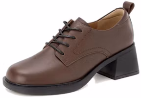 Order (W) Aokang Sepatu Kulit Kasual 'Fashion Serbaguna Cokelat' 1224414101