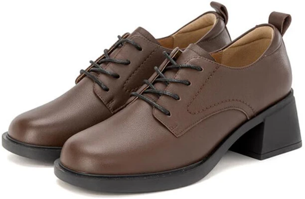 (W) 아오캉 가죽 캐주얼 싱글 슈즈 '브라운' (Aokang casual brown shoes) 1224414101 Lookbook (W) 아오캉 가죽 캐주얼 싱글 슈즈 '브라운' (Aokang casual brown shoes) 1224414101