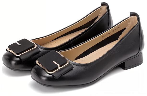 (W) Aokang Sepatu Slip On Kulit Kasual Nyaman 'Hitam' 1234221017 Lookbook (W) Aokang Sepatu Slip On Kulit Kasual Nyaman 'Hitam' 1234221017