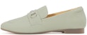 (W) Aokang Kasut Kulit Slip-On Rata Selesa 'Hijau' T224424010
