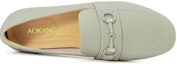 Shop (W) Aokang Kasut Kulit Slip-On Rata Selesa 'Hijau' T224424010