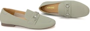 Purchase (W) Aokang Kasut Kulit Slip-On Rata Selesa 'Hijau' T224424010