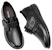 (W) Aokang Kasut Kulit Flat Selesa 'Hitam Kasual' 1234321078