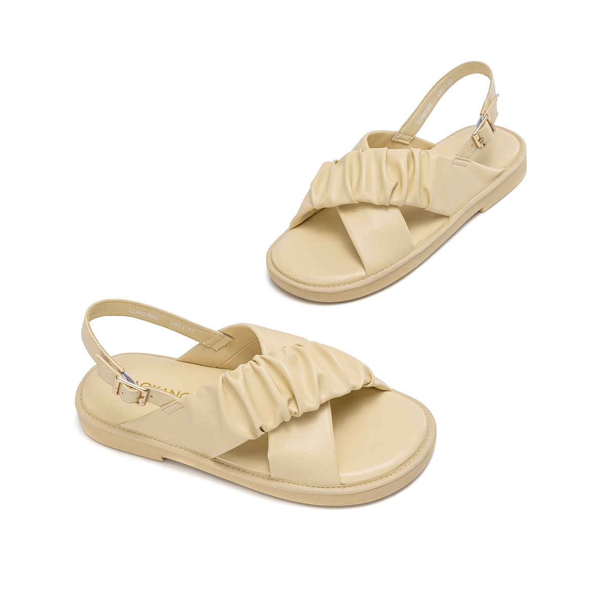 (W) Aokang Leather CMFT Sandal 'Soft Puff Casual' 圖 15