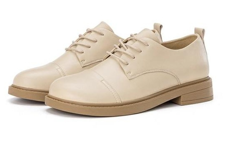 (W) Aokang Leather Derby 'Apricot Vintage' 圖 2