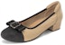 (Women) Aokang Leather Fashion Casual Chunky High Heels 'Apricot' 1234121070