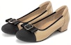 Lookbook (Women) Aokang Leather Fashion Casual Chunky High Heels 'Apricot' 1234121070