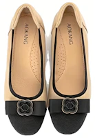 Purchase (W) Tacones Altos Chunky de Cuero Aokang Moda Casual 'Albaricoque' 1234121070