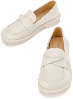 (W) Sepatu Loafers Kasual Kulit Aokang Elegan dan Nyaman 'Beige' 1234324011 Shop (W) Sepatu Loafers Kasual Kulit Aokang Elegan dan Nyaman 'Beige' 1234324011