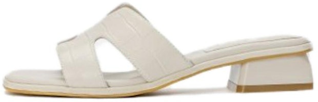 (Women) Aokang Leather Fashion Open-Toe Slide 'Beige' 1234811010 (Women) Aokang Leather Fashion Open-Toe Slide 'Beige' 1234811010