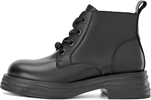 (Women) Aokang Leather Fashion Versatile Ankle Martin Boots 'Black' 1224913081 (Women) Aokang Leather Fashion Versatile Ankle Martin Boots 'Black' 1224913081