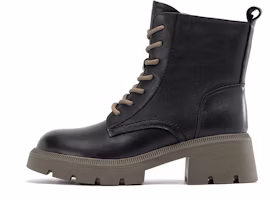 (Women) Aokang Leather Fashion Versatile Short Boots 'Martens Style' 1234913028 (Women) Aokang Leather Fashion Versatile Short Boots 'Martens Style' 1234913028