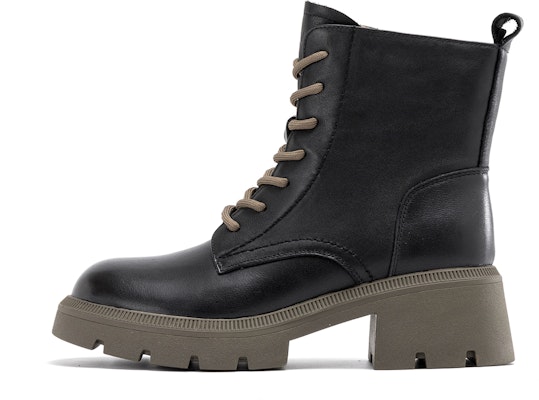 (Women) Aokang Leather Fashion Versatile Short Boots 'Martens Style' 1234913028 Buy (Women) Aokang Leather Fashion Versatile Short Boots 'Martens Style' 1234913028