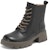 (Women) Aokang Leather Fashion Versatile Short Boots 'Martens Style' 1234913028
