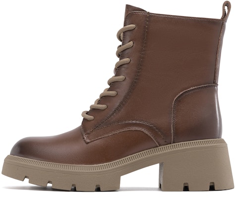 (Women) Aokang Leather Fashion Versatile Short Boots 'Martens Style' 1234913028 Details for (Women) Aokang Leather Fashion Versatile Short Boots 'Martens Style' 1234913028