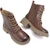 (Women) Aokang Leather Fashion Versatile Short Boots 'Martens Style' 1234913028