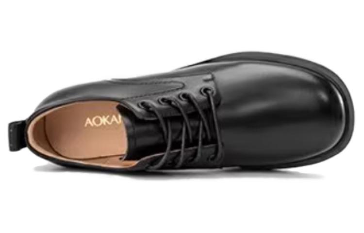 (W) Aokang Leather High Heel 'Classic Fashion Black' 圖 3