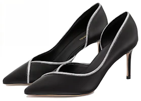 Order (W) "Aokang Tacones de Piel 8cm 'Negro' 'Punta Fina Elegante'" 1234211068