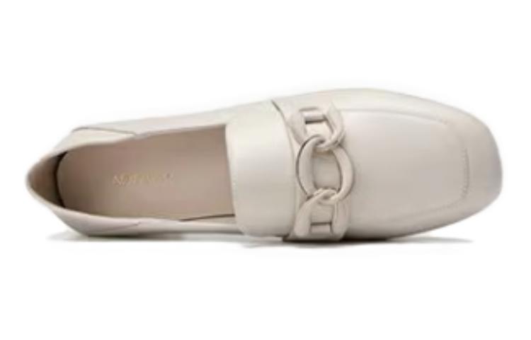 (W) Aokang Leather Loafer 'Beige' 圖 5