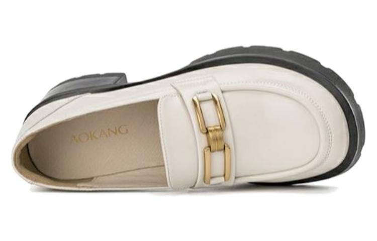 (W) Aokang Leather Loafer 'Beige' 圖 2