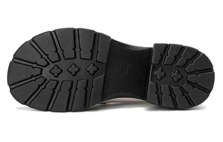 (W) Aokang Leather Loafer 'Beige' 圖 3