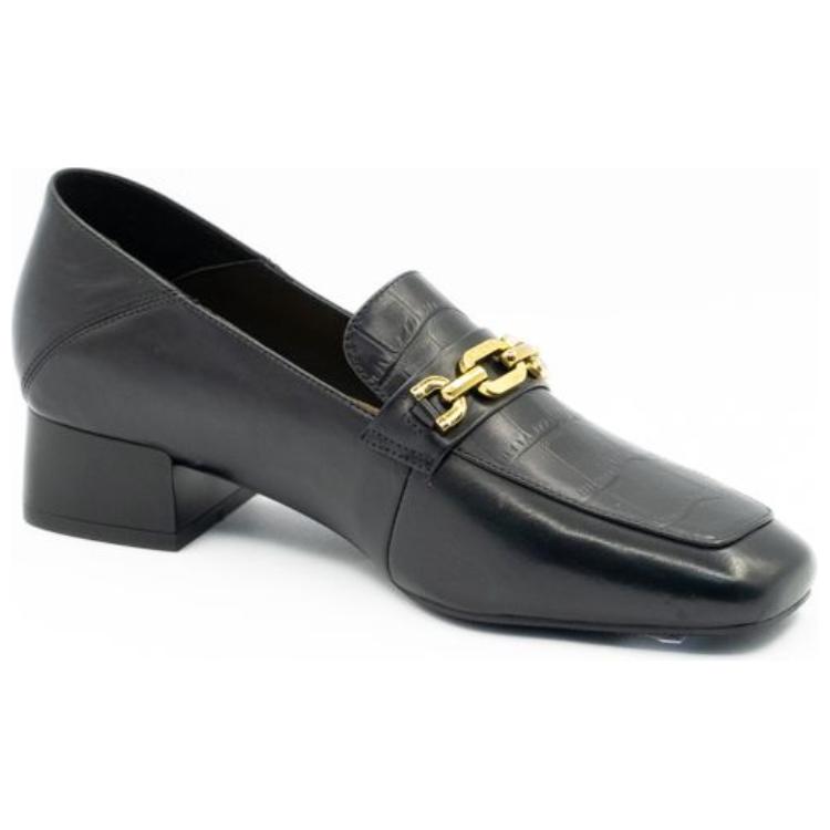 (W) Aokang Leather Loafer 'Black Artistic' 圖 2