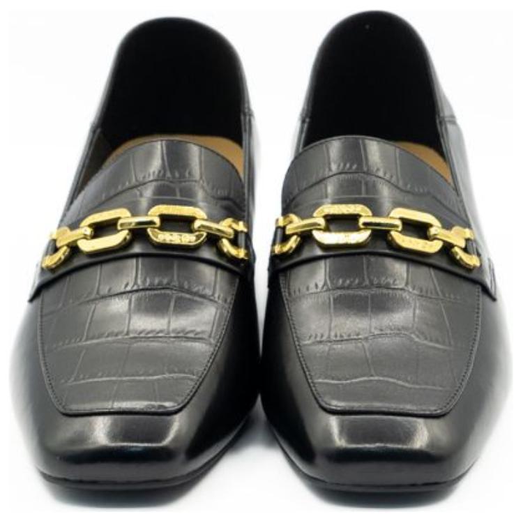 (W) Aokang Leather Loafer 'Black Artistic' 圖 5