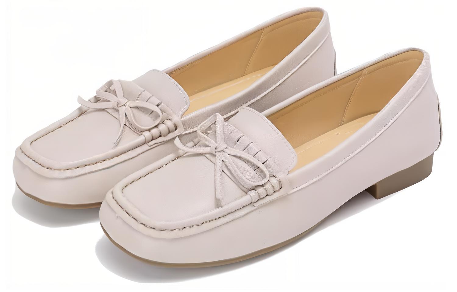 (W) Aokang Leather Loafers 'Purple Yam' 圖 2