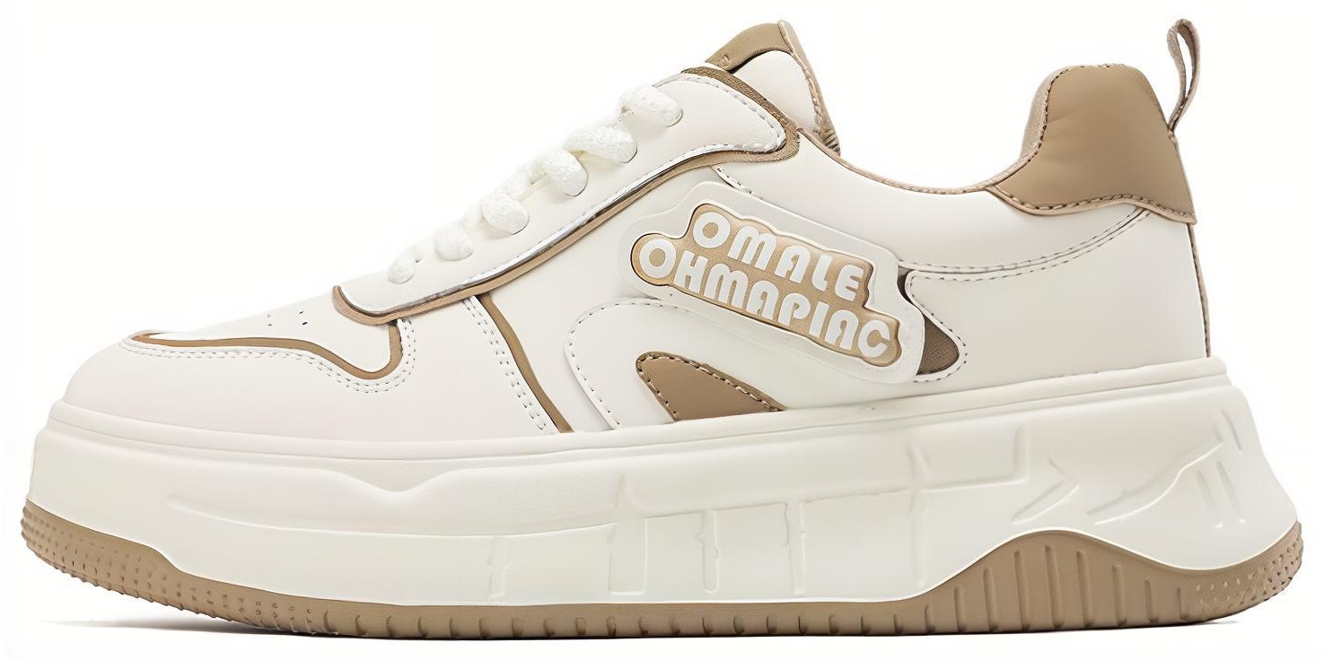 women-aokang-leather-low-top-lace-up-beige-apricot-1234422092