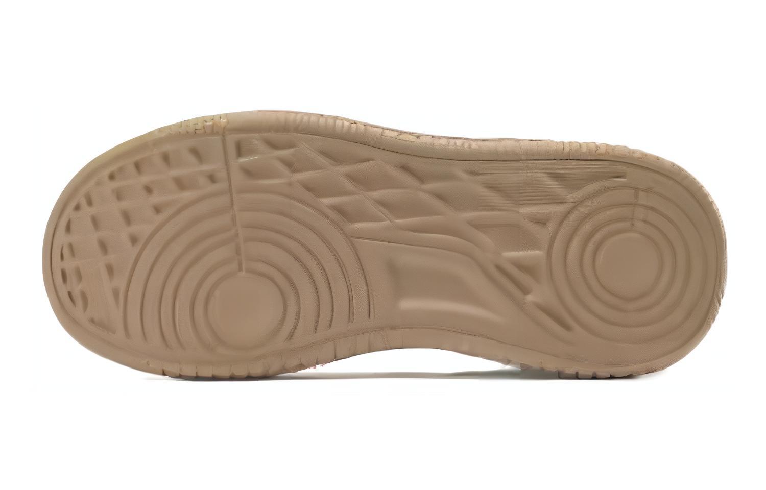 Shop (Women) Aokang Leather Low-Top Lace-Up 'Beige-Apricot' 1234422092