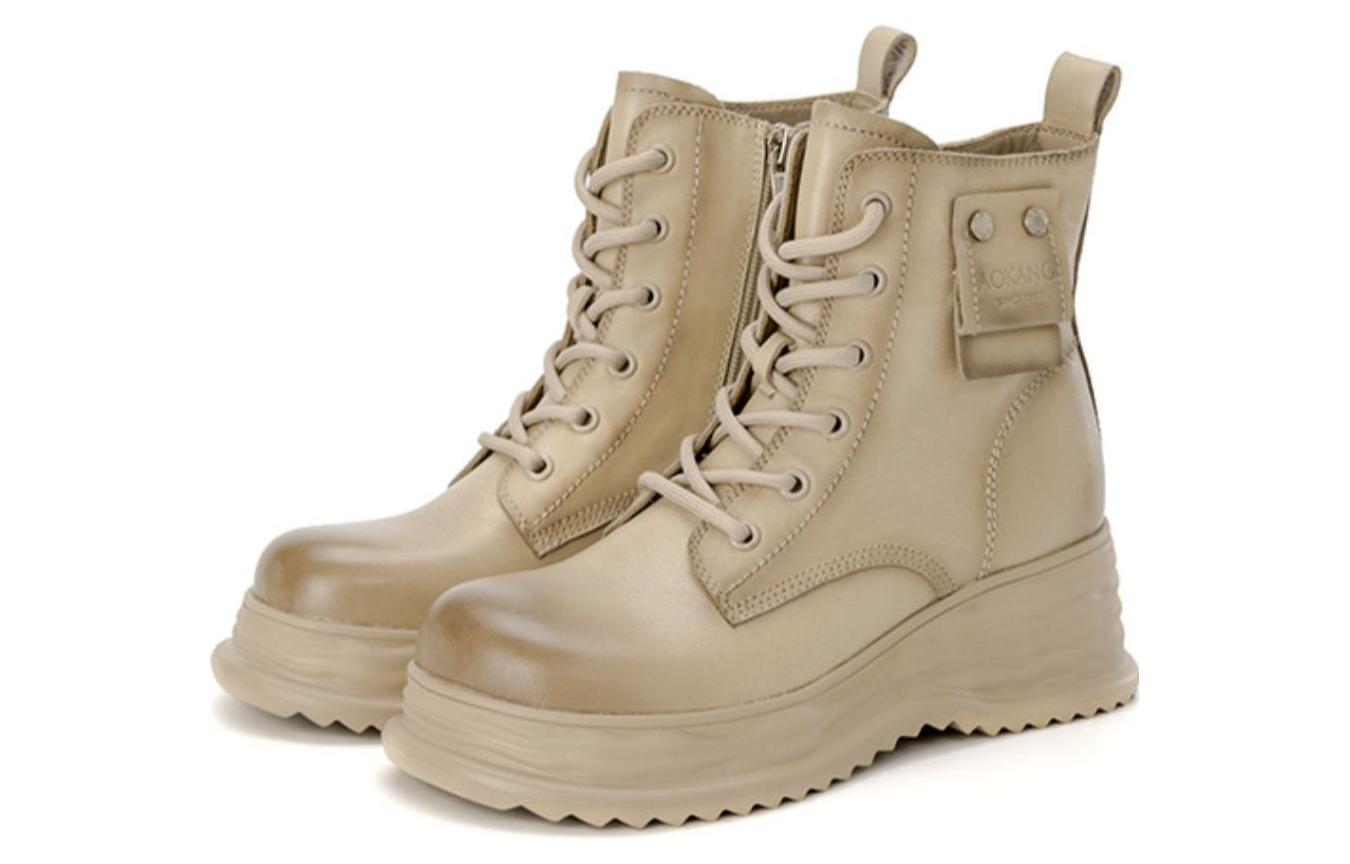 (W) Aokang Leather Martin Boot 'Nude CMFT Fashion' 圖 2
