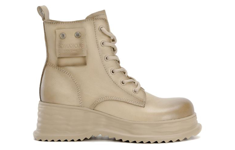 (W) Aokang Leather Martin Boot 'Nude CMFT Fashion' 圖 3