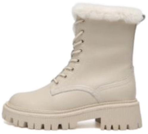 women-aokang-leather-mid-calf-martin-boots-beige-fleece-lined-1214013038
