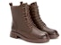 (W) But Martin Mid-Calf Kulit Aokang 'Coklat Berbulu' 1224013017