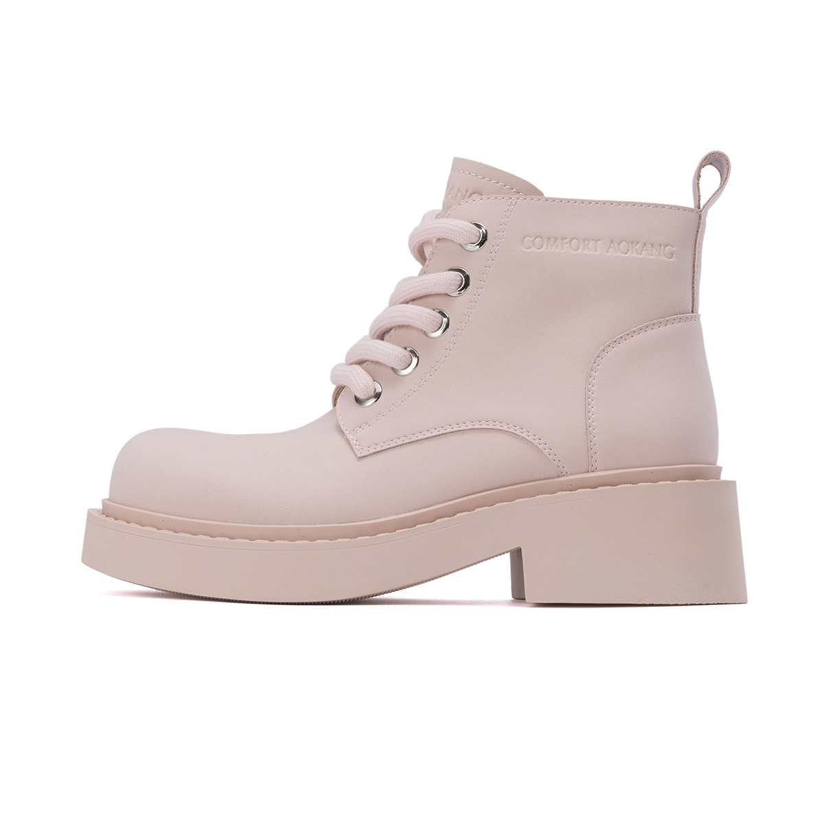 (W) Aokang Leather Mid-Calf Martin Boots 'Sweet Cool Strap Fashion' 圖 11