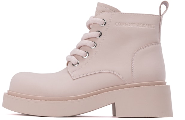 (Women) Aokang Leather Mid-Calf Martin Boots 'Sweet Cool Strap Fashion' 1234913012 3