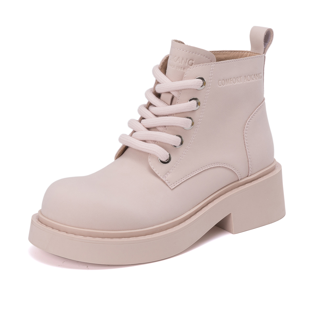 (W) Aokang Leather Mid-Calf Martin Boots 'Sweet Cool Strap Fashion' 圖 12