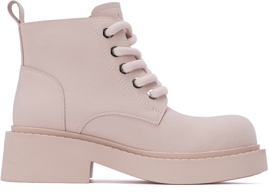 (Women) Aokang Leather Mid-Calf Martin Boots 'Sweet Cool Strap Fashion' 1234913012 5
