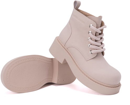 (Women) Aokang Leather Mid-Calf Martin Boots 'Sweet Cool Strap Fashion' 1234913012 7