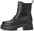 Buy (W) But Hitam Aokang Leather Mid-Heel Lace-Up Ankle Boots 1224013008