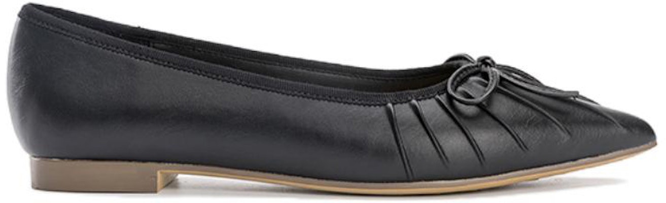 (Women) Aokang Leather Pointed-Toe Slip-On 'Black Casual' 1234111038 Order (Women) Aokang Leather Pointed-Toe Slip-On 'Black Casual' 1234111038