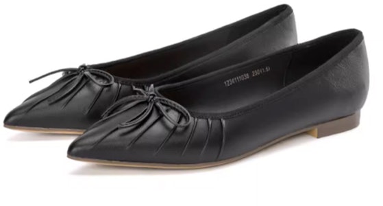 (W) 奧康黑色尖頭皮革休閒懶人鞋 1234111038 Lookbook (W) 奧康黑色尖頭皮革休閒懶人鞋 1234111038