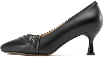 (Women) Aokang Leather Pointed Toe 'Professional Low-Cut High Heels' 1234211096 (Women) Aokang Leather Pointed Toe 'Professional Low-Cut High Heels' 1234211096
