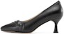 (Women) Aokang Leather Pointed Toe 'Professional Low-Cut High Heels' 1234211096