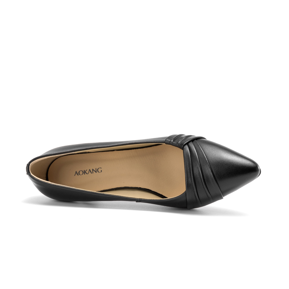 Lookbook (Women) Aokang Leather Pointed Toe 'Professional Low-Cut High Heels' 1234211096